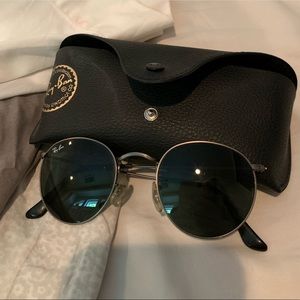 Black Circle Frame Rayban Sunglasses